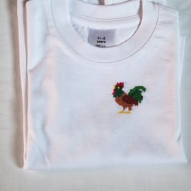 Cockerel T-shirt Age 18-24 months