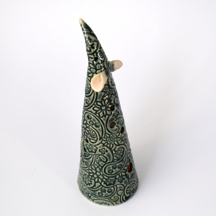 19-346 Tea light cover mouse rat (Postage included)