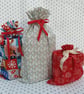 Christmas Gift Sack, Snowmen, Re-usable, Medium sized - Image 3