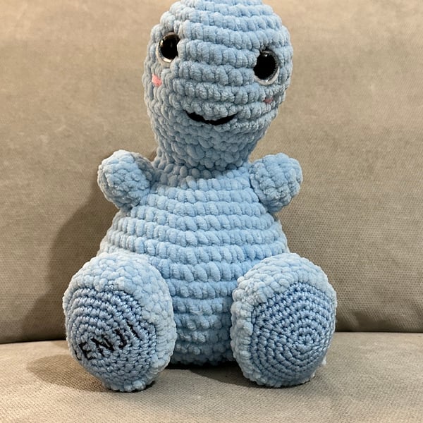 Personalised Dinosaur Crochet Plush