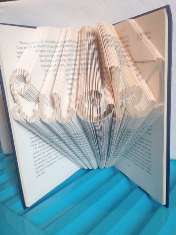 Luck! MMF Book Folding Pattern - EMAILED PDF PATTERN