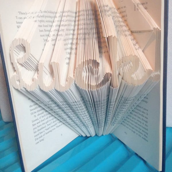Luck! MMF Book Folding Pattern - EMAILED PDF PATTERN