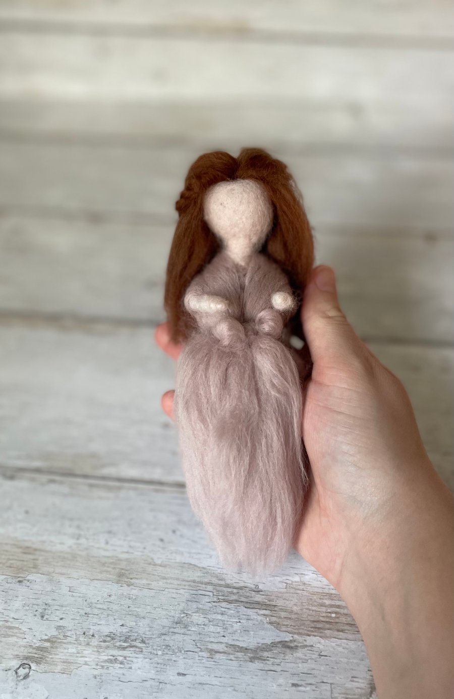 Waldorf Doll - Needle Felted Waldorf Doll - Felted Doll - Needle Felted Doll 