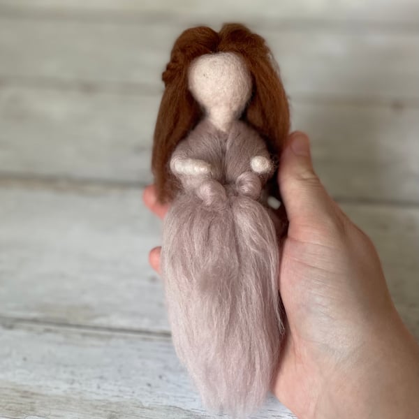 Waldorf Doll - Needle Felted Waldorf Doll - Felted Doll - Needle Felted Doll 