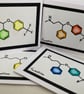 Fluoxetine small greetings card