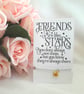 Friend Wish Bracelet, Friend Cord Bracelet, Friend Gift, Friends are like stars  - Image 3