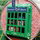 Wizard bookshop - bauble decoration 