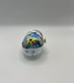 Vintage Bone China Basket Pin Cushion - Upcycled Floral Ceramic with Handle - Image 2