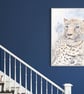 Caucasian Leopard Art Print, Mountain Animal Poster, Wild Cat Wildlife Artwork - Image 7