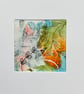 Original art card, blank card, hand painted, abstract, in vibrant acrylic ink - Image 4