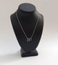 Recycled Sterling Silver Wire Linked Shapes Necklace  - Image 3
