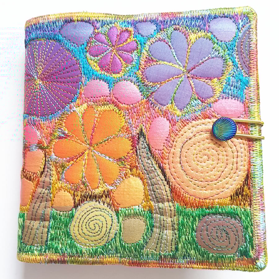 Textile Book Cover and Sketchbook