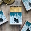 'Stargazey Bear' Luxury Safety Matches 