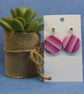 Bold Round Striped Statement Earrings - Image 5