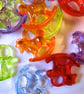 20 Acrylic Rocking Horse Charms - Image 1