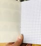 Set of 3 Hand Bound and Hand-printed Journals. Browns, Oranges, Yellows. - Image 4