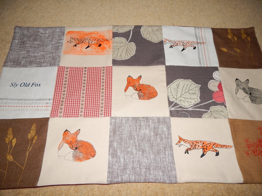 Made especially for Jennifer - Fox rug - screen printed 