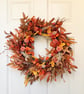 Handmade Autumn Door Wreath - English Country Floral Wreath - Seasonal Decor - Image 2