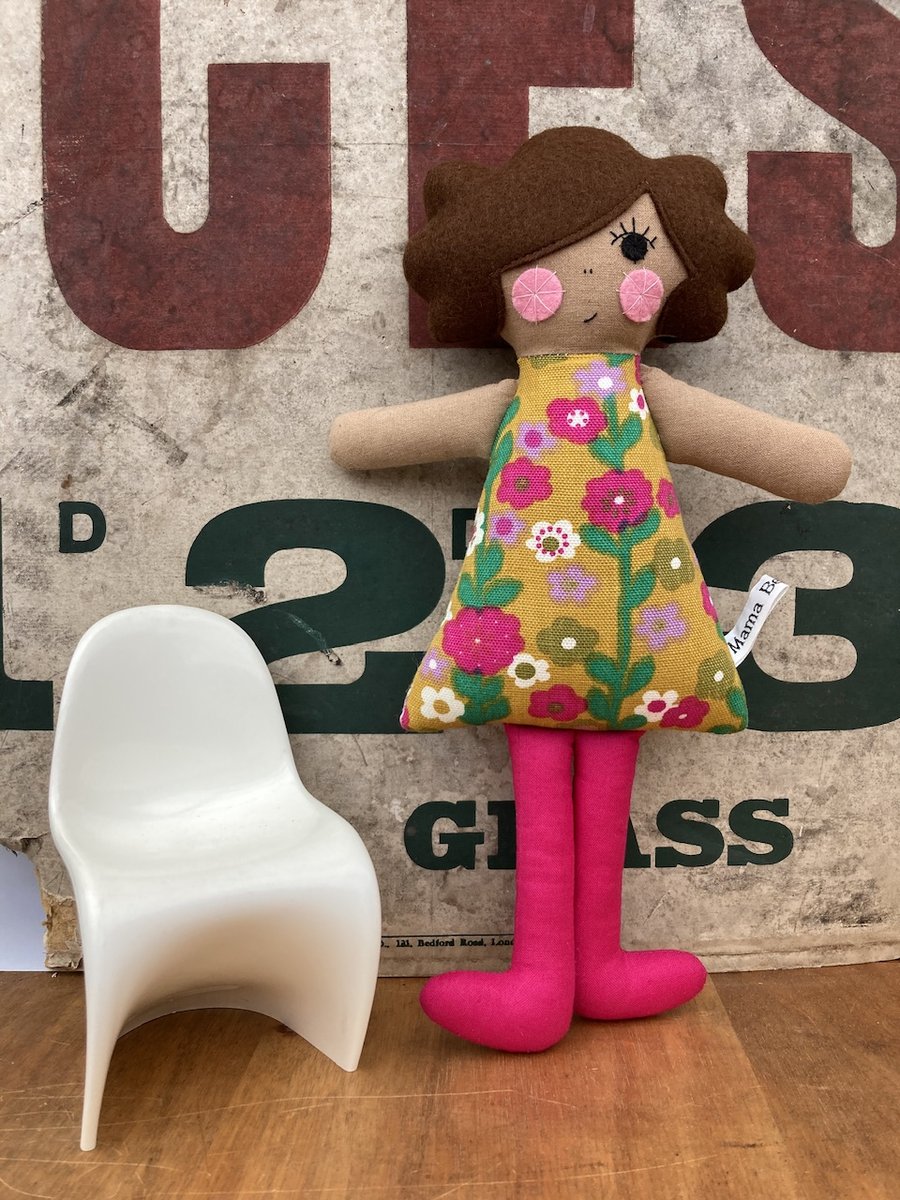 Marcie Dolly the Handmade Vintage Fabric Cloth Doll 