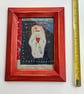 Voodoo doll textile art