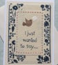 A card for a special time, detailed delicate hand-stitched work, a card to keep - Image 3