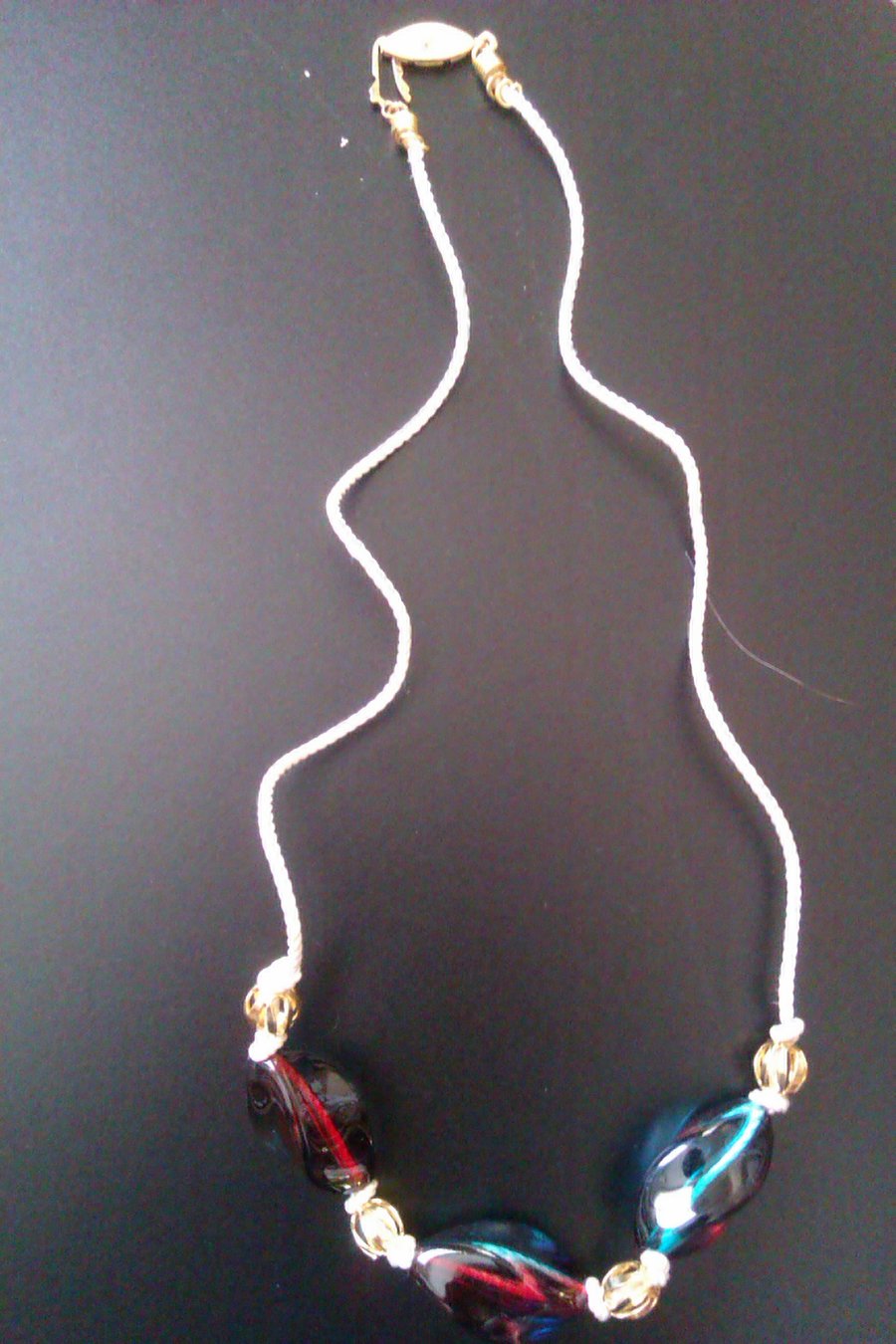 Hand knotted necklace