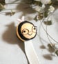 Woolly Bumble Bee Bookmark - Needle Felt Felted Handmade Wool Book Accessory - Image 4