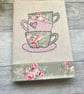 A5 notebook with a reusable fabric cover - Image 2