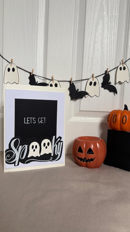 Handmade Halloween Greeting Card Set, Pack of 3 Spooky Cards