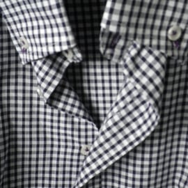 Black & white gingham casual shirt