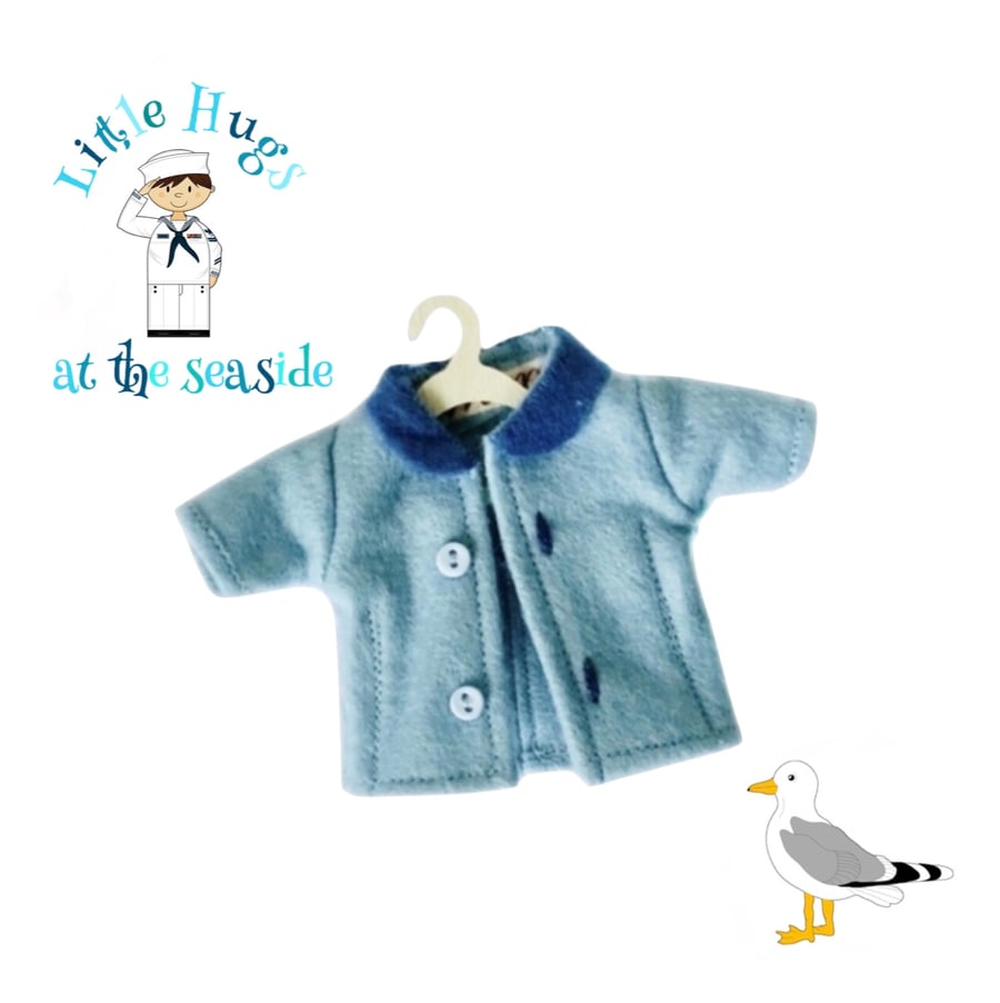 Blue Coat to fit the Little Hugs dolls and Baby Daisy