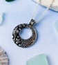 Rock Pool Pendant - Recycled Silver Coastal Necklace - Image 1