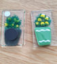 Pot of Flowers Fridge Magnet - Yellow - Image 2