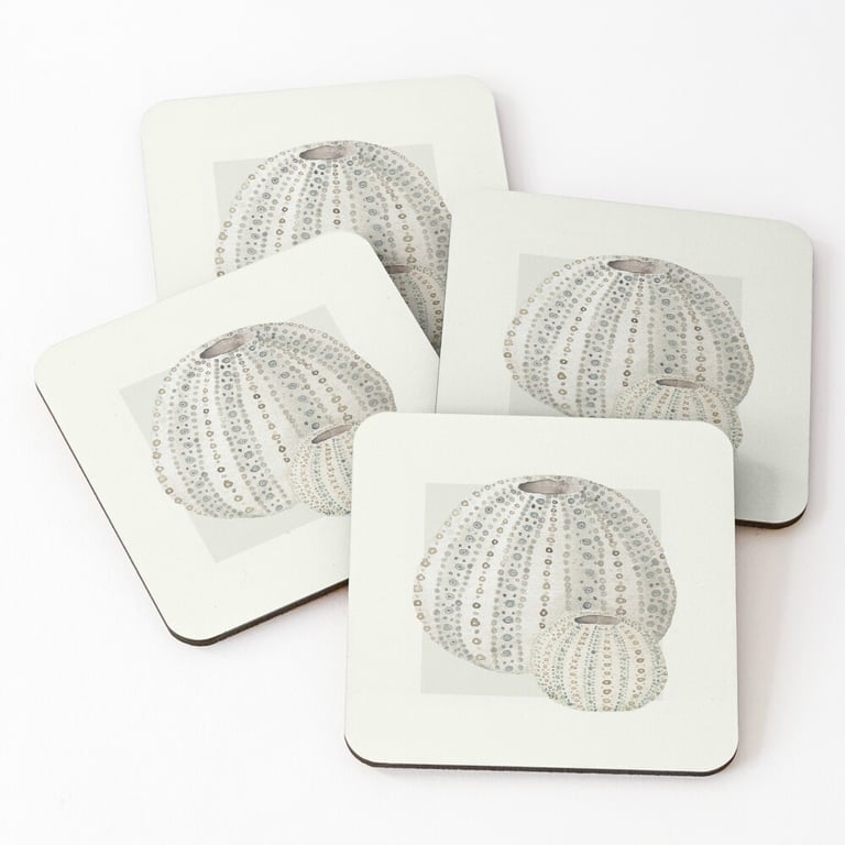 Sea urchin coaster coastal home collection beach house decor seaside style 