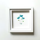 Sea Glass Forget me Not flowers