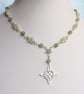 Witch Knot and Aventurine Necklace, Pagan Jewellery - Image 3