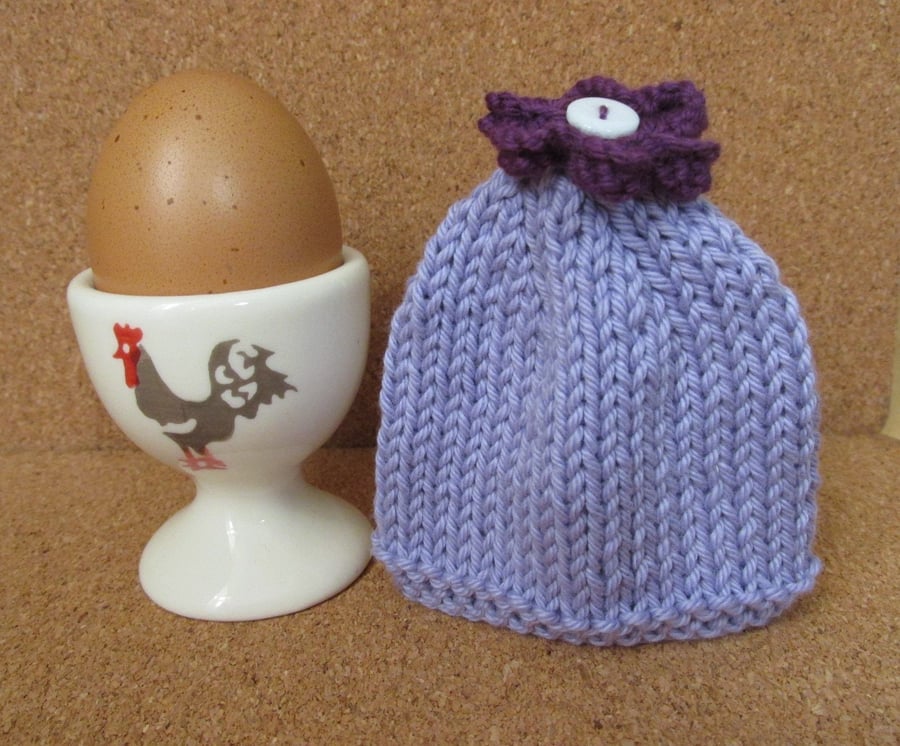 Hand Knitted Egg Cosy, Easter Egg Cover, Breakfast Tableware