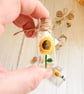 Sunflower Wish Jar, Hand Painted gift  - Image 8