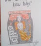 Small Prophets inspired original drawing measures 15cm by 21cm 