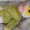 Newborn 16"  Baby Girls Knitted Cardigan