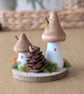 Handmade Wooden Toadstool Autumn Home Decor - Image 3