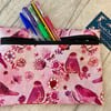 Zip Up Pouch - Pencil Case - FREE PERSONALISATION AVAILABLE 