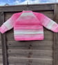 Baby pink cardigan 0-3 months - Image 2