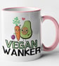 Vegan W..ker Mug Rude Funny Novelty Coffee Cup Birthday Present Gift Best Friend - Image 3