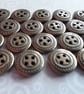 9 16"   15mm   24L Antique Brass buttons - Image 4