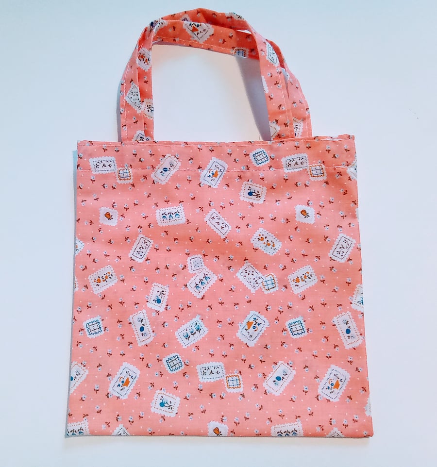 Gift bag, Floral gift bag, gift wrap, reusable gift bag, birthday gift bag