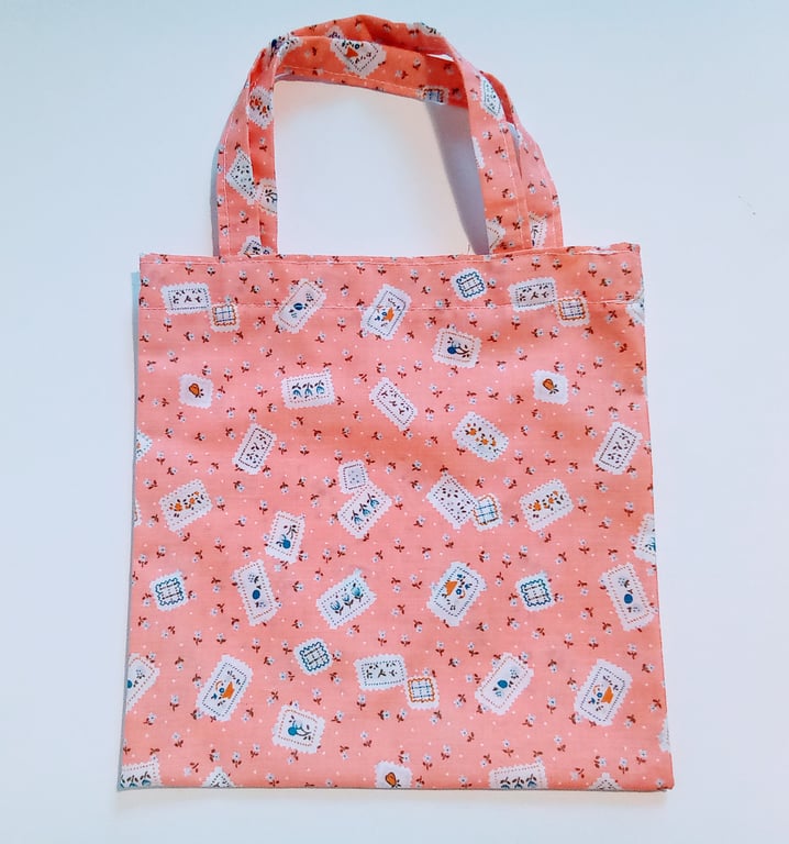 Gift bag, Floral gift bag, gift wrap, reusable gift bag, birthday gift bag