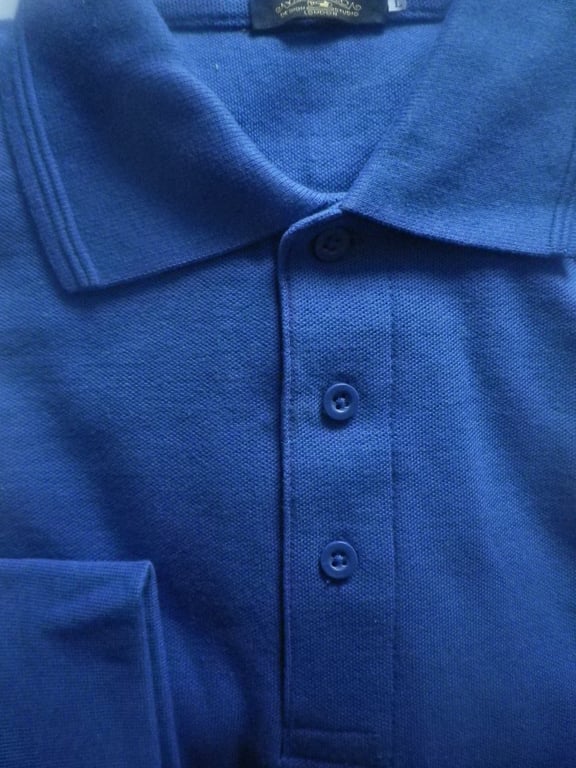 Royal long sleeve polo shirt, free shipping, choice L, XL
