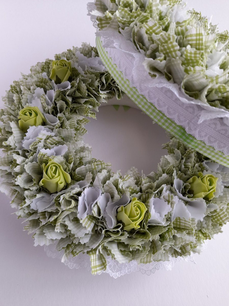 Shabby Chic Wreath - Fabric Wreath - Rag Wreath