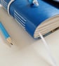 Butterfly Journal, Blue Leather, A6 - Image 7